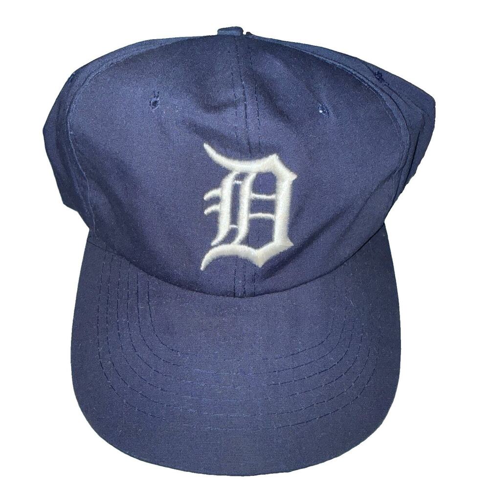 Vintage 90s Detroit Tigers MLB Baseball Snapback Hat Cap